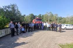 برگزاری دوره آموزشی اصول پیشگیری از آتش‌سوزی و اطفای حریق در قالب مانور آتش‌نشانی